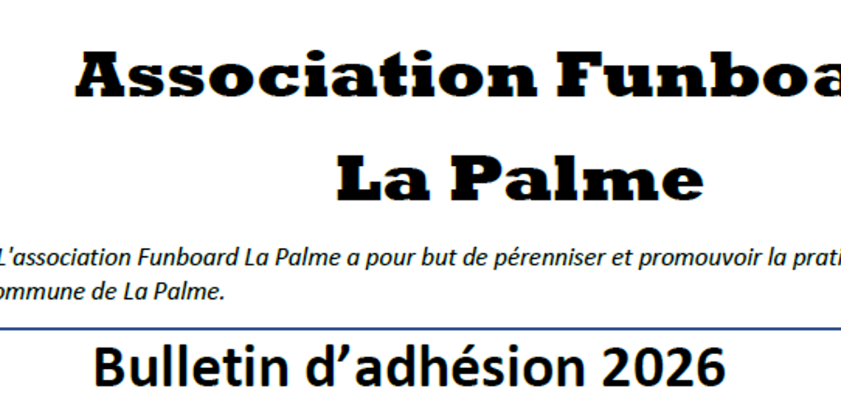 Adhésion 2026