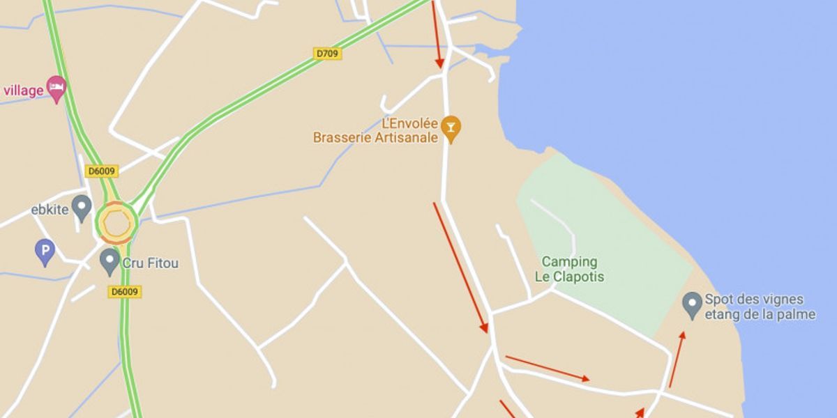 L'accès par la route